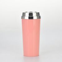 Solid Color Coffee Cup With Electroplated Lid Double-layer Insulated Business Water Cup Wholesale sku image 5