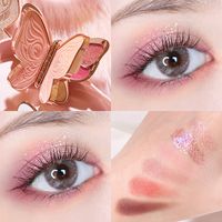 Agag Butterfly 6 Colors Lucky Pearl Sequins Glitter Matte Eyeshadow main image 4