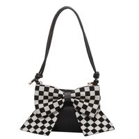 Small Bag Bow Knot Female Bag New Autumn And Winter Fashion Shoulder Messenger Small Square Bag main image 6