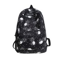 Tide Brand Male High School Students Student Graffiti Large Backpack main image 6
