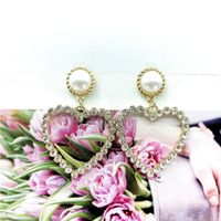 Love Pearl Fairy Temperament Retro French Trendy Niche Earrings main image 4