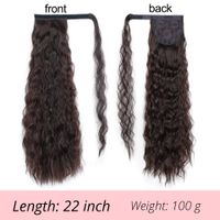 European And American Ladies Long Curly Wigs Chair Extension Piece main image 5
