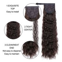 European And American Ladies Long Curly Wigs Chair Extension Piece main image 7