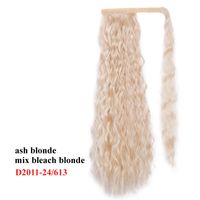 European And American Ladies Long Curly Wigs Chair Extension Piece sku image 6