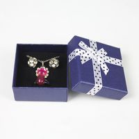 Ring Box Bowknot Jewelry Display Gift Pendant Necklace Earring Box main image 5