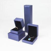 Jewelry Packaging Box Storage Jewelry Accessories Pu Leather Gift Small Box main image 1