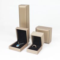 Jewelry Packaging Box Storage Jewelry Accessories Pu Leather Gift Small Box main image 5