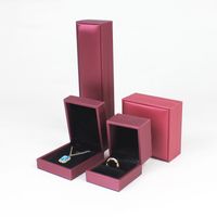 Jewelry Packaging Box Storage Jewelry Accessories Pu Leather Gift Small Box main image 4