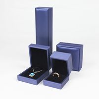 Jewelry Packaging Box Storage Jewelry Accessories Pu Leather Gift Small Box main image 3