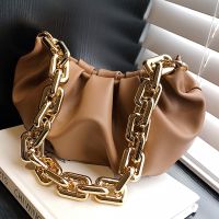 French Niche Design Fold Armpit Bag Soft Metal Chain Bag main image 4