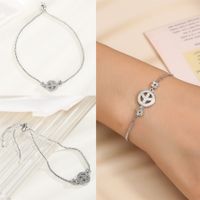 Bracelet Wholesale Hollow Round Zircon Alloy Bracelet main image 6