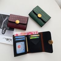 New Short Small Wallet Retro Multi-card Position Wallet main image 3