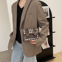 Plaid Small Bag New Fashion Shoulder Messenger Small Square Bag main image 3