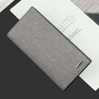 Portefeuille Long Mode Boucle Mince Portefeuille Décontracté Coréen Multifonctionnel Nouvelle Pochette En Toile sku image 2