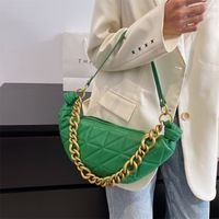 2021 New Style Chain Shoulder Underarm Bag Dumpling Bag sku image 1