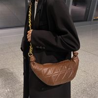 2021 New Style Chain Shoulder Underarm Bag Dumpling Bag sku image 3