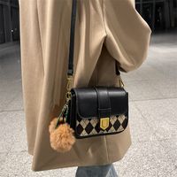 French Niche Messenger Fashion One-shoulder Retro Square Bag sku image 3