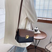 Bolso De Mensajero De Un Solo Hombro Para Mujer Bolso Cuadrado Pequeño Retro Sense sku image 2