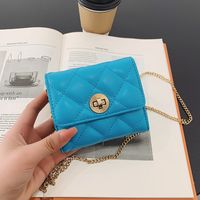 New Shoulder Small Bag Simple Mini Coin Bag Card Holder Fashion Diagonal Chain Bag Wholesale sku image 1