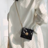 New Shoulder Small Bag Simple Mini Coin Bag Card Holder Fashion Diagonal Chain Bag Wholesale sku image 2