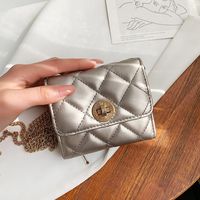 New Shoulder Small Bag Simple Mini Coin Bag Card Holder Fashion Diagonal Chain Bag Wholesale sku image 4
