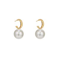 Boucles D&#39;oreilles En Perles Simples De Corée Boucles D&#39;oreilles En Alliage Rétro main image 4