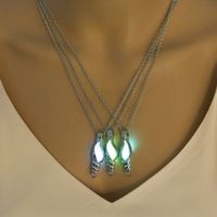 Halloween Luminous Necklace Female European And American Alloy Jewelry Clavicle Chain main image 5