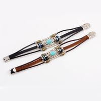 European And American Retro Leather Bracelet Fashion Diy Beaded Bracelet Wholesale main image 5