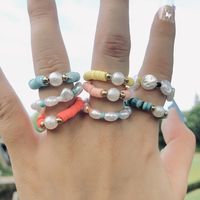 Korean Style Pearl Ring Personalized Pearl Ring Wholesale main image 2