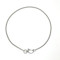 Korean Simple Fine Chain Clavicle Chain Elegant Niche Design Hollow Cat Pendant Necklace main image 5