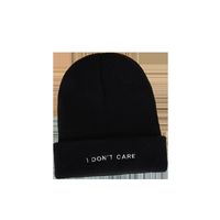 Autumn And Winter Warm Knitted Hat Simple Korean Version Of Woolen Hat main image 6