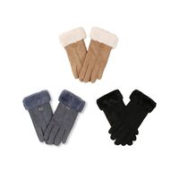 Autumn/winter New Warm Cold Split Finger Gloves Female Korean Gloves main image 3