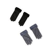 Autumn/winter New Warm Cold Split Finger Gloves Female Korean Gloves main image 4