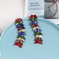 European And American Exaggerated Tassel Earrings Female Long Claw Chain Centipede Earrings main image 4