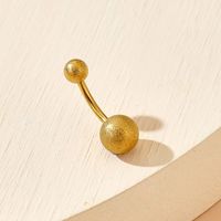 Personality Jewelry Round Bead Single Belly Button Nail Alloy Geometric Piercing Jewelry main image 3