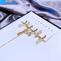 Yakemiyou Fashion Geometric Copper Inlaid Zircon Zircon Earrings main image 4