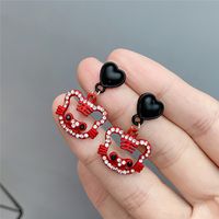 Chinese New Year Festivel Red Little Tiger Earrings Wholesale main image 1