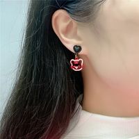 Chinese New Year Festivel Red Little Tiger Earrings Wholesale main image 3