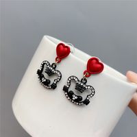 Chinese New Year Festivel Red Little Tiger Earrings Wholesale main image 4