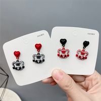 Chinese New Year Festivel Red Little Tiger Earrings Wholesale main image 5