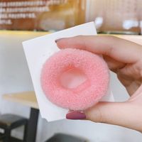Candy Color High Elastic Hair Rope Simple Thick Intestine Hair Towel Ring Head Rope Headband main image 6