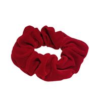 Fashion Solid Color Simple Wide-brimmed Headband Cute Velvet Hair Ring main image 6