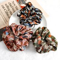 Fashion Circle Hair Chiffon Floral Head Rope Tied Hair Band main image 1