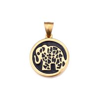 Stainless Steel 18K Gold Plated Animal sku image 1