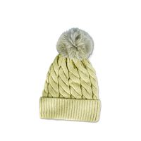 New Autumn And Winter Warm Woolen Hat Korean Fashion Fur Ball Knitted Hat sku image 3