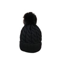New Autumn And Winter Warm Woolen Hat Korean Fashion Fur Ball Knitted Hat sku image 6