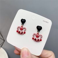 Chinese New Year Festivel Red Little Tiger Earrings Wholesale sku image 1