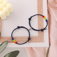 European And American New Style Magnet Buckle Couple Bracelets A Pair Set Jewelry Wholesale sku image 9