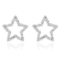 Fashion  Alloy Five-pointed Star  All-match Simple Earrings Wholesale sku image 2