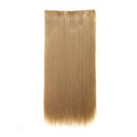 Perruque Pour Femme Cinq Clips Longue Perruque De Cheveux Raides Pièce D&#39;extension De Cheveux main image 5